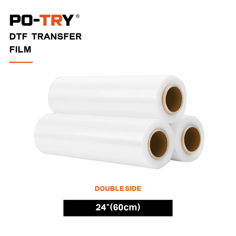 DTF Transfer Films - 60cm (24in) Double-Side Hot Peel