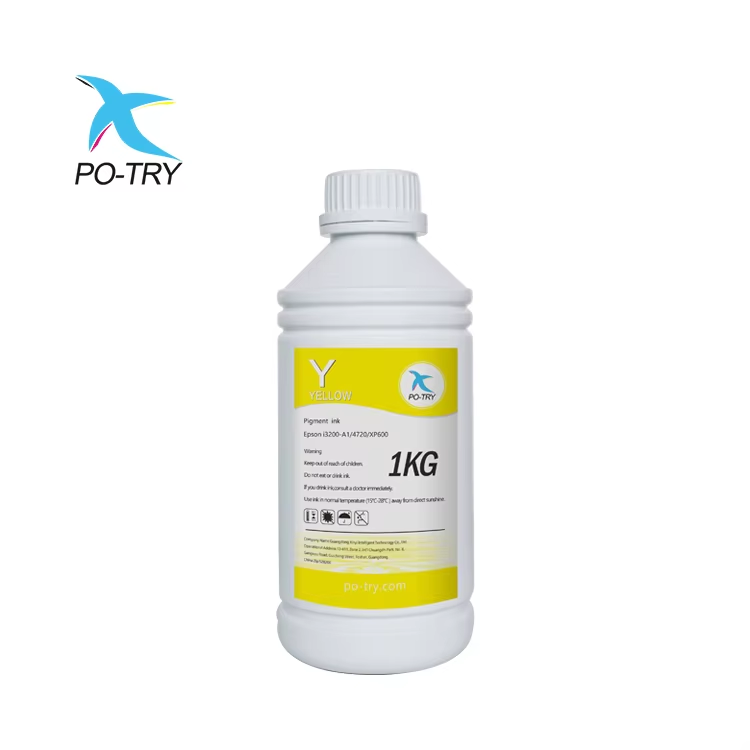 PO-TRY ECO-Friendly DTF No Clog Ink 1kg Y(Yellow)