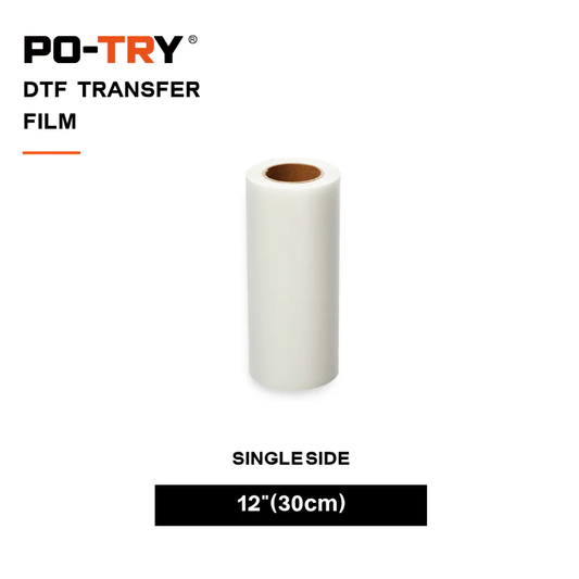 DTF Transfer Films - 30cm (12in) Single-Side Hot Peel