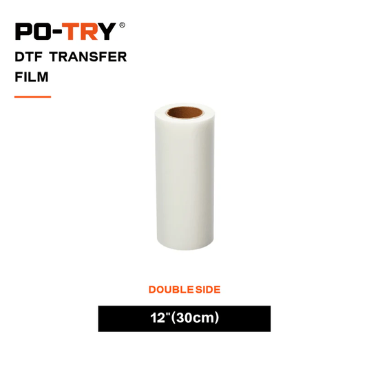 DTF Transfer Films - 30cm (12in) Double-Side Hot Peel