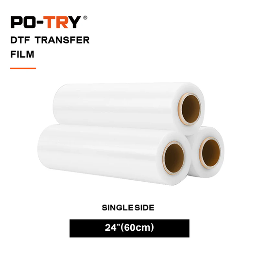 DTF Transfer Films - 60cm (24in) Single-Side Hot Peel